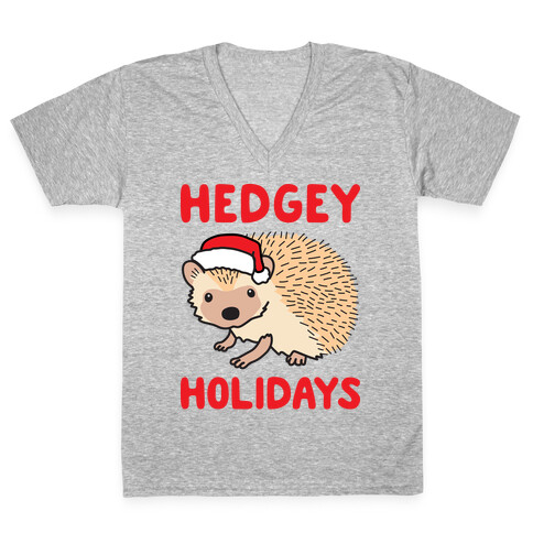 Hedgey Holidays V-Neck Tee Shirt