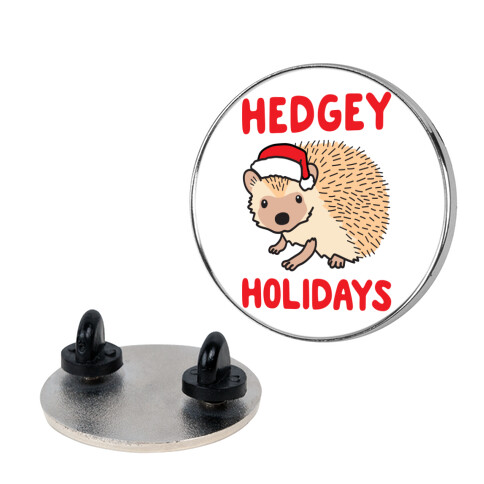 Hedgey Holidays Pin