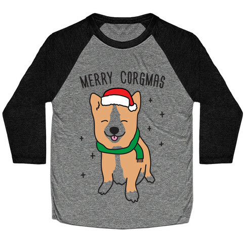 Merry Corgmas Baseball Tee