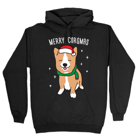Merry Corgmas Hooded Sweatshirt