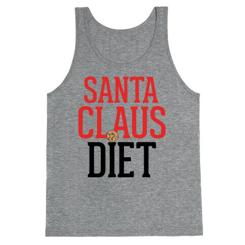 Santa Claus Diet Parody Tank Top