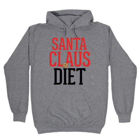 Santa Claus Diet Parody Hooded Sweatshirt
