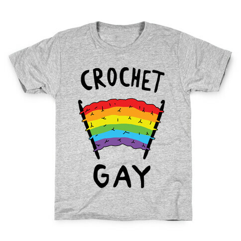 Crochet Gay Kids T-Shirt