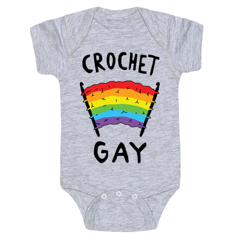 Crochet Gay Baby One-Piece