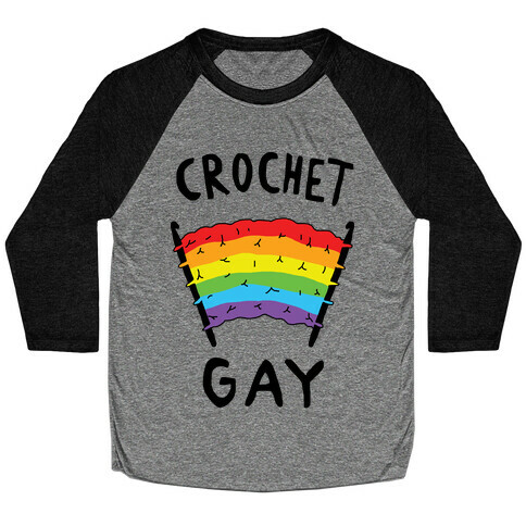Crochet Gay Baseball Tee