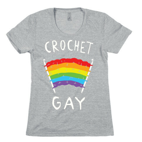 Crochet Gay Womens T-Shirt