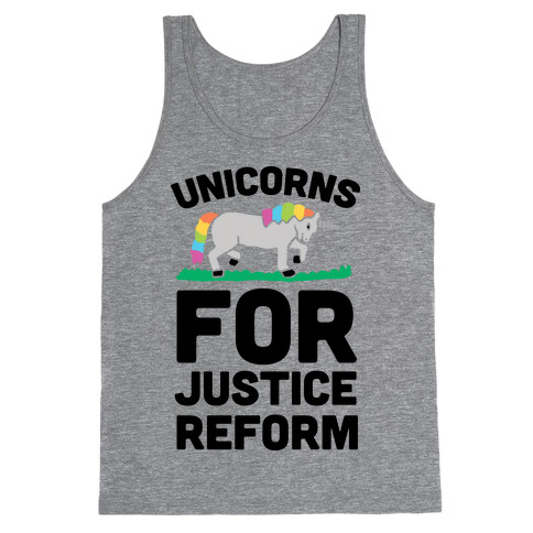 Unicorns For Justice Reform Tank Top