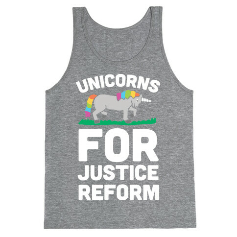 Unicorns For Justice Reform Tank Top