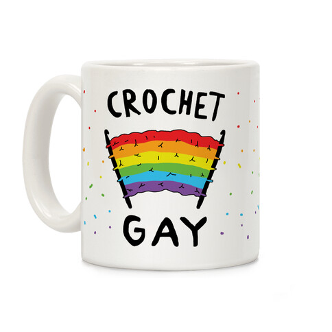 Crochet Gay Coffee Mug