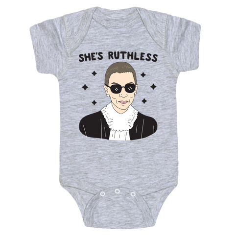 She's Ruthless RBG Baby One-Piece