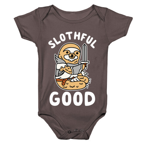 Slothful Good Sloth Paladin Baby One-Piece