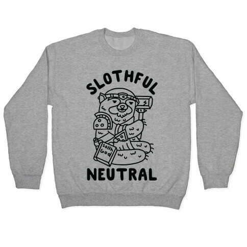 Slothful Neutral Sloth Cleric Pullover