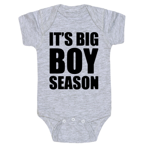 It's Big Boy Season Baby One-Piece