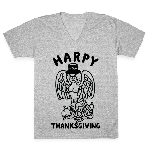 Harpy Thanksgiving V-Neck Tee Shirt