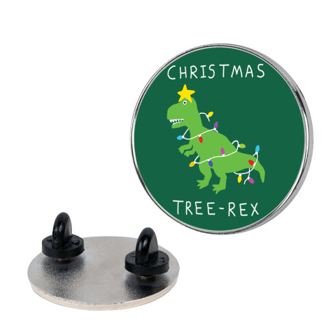 Christmas Tree Rex Pin