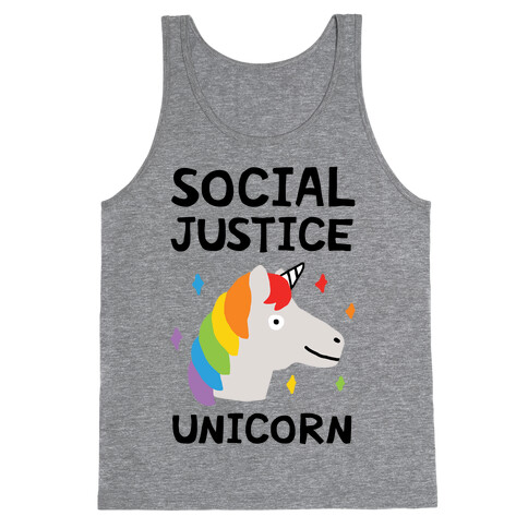 Social Justice Unicorn Tank Top