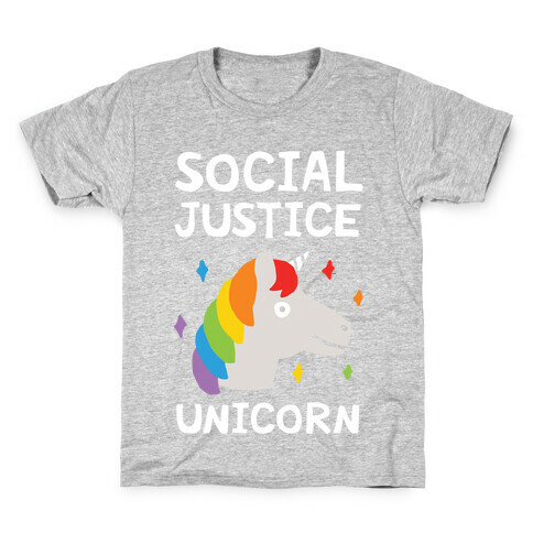 Social Justice Unicorn Kids T-Shirt