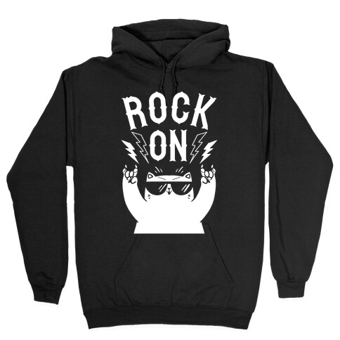 Rock On Cat Hooded Sweatshirt