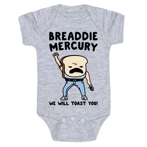 Breaddie Mercury Parody Baby One-Piece