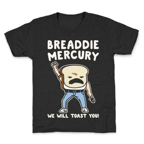 Breaddie Mercury Parody White Print Kids T-Shirt