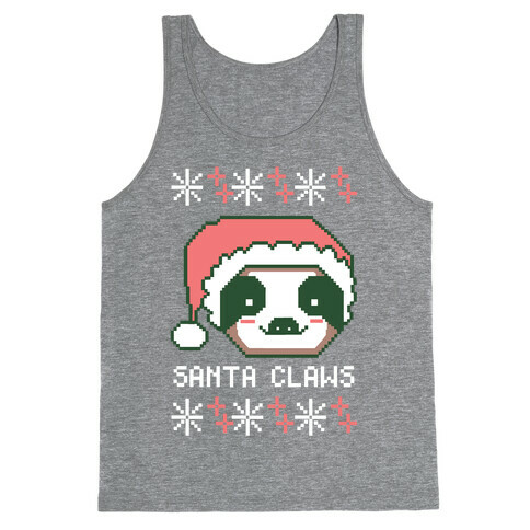 Santa Claws - Sloth Tank Top