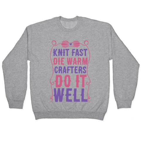 Knit Fast, Die Warm Pullover