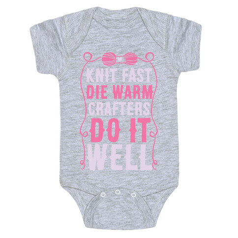 Knit Fast, Die Warm Baby One-Piece