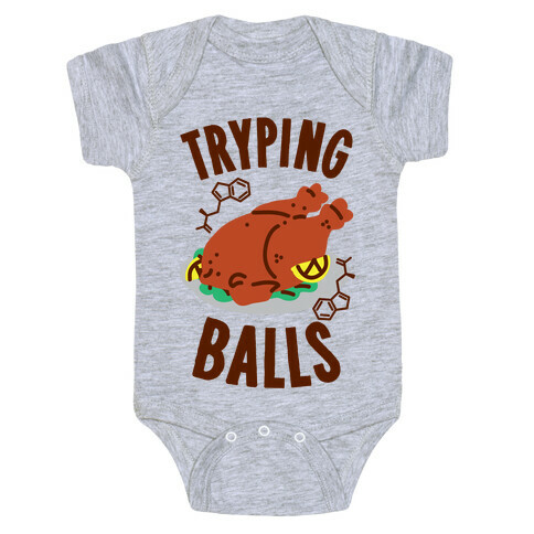 Tryping Balls  Baby One-Piece