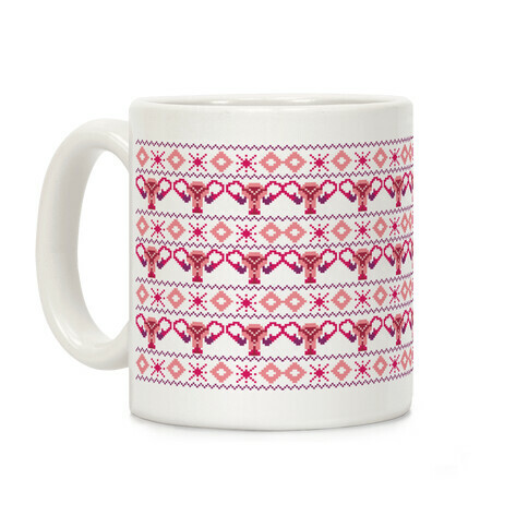 Cuterus Uterus Pattern Coffee Mug