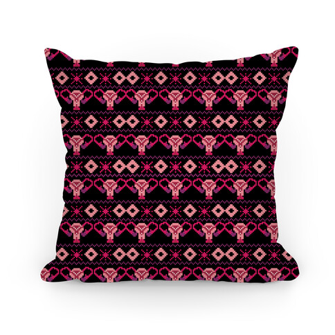 Cuterus Uterus Pattern Pillow