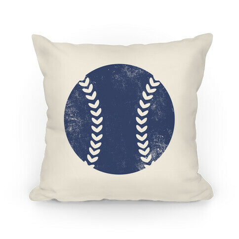 Blue Baseball Pillow Pillow