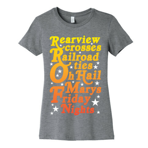 Rearview Crosses Womens T-Shirt