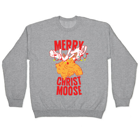 Merry Christ-Moose Pullover