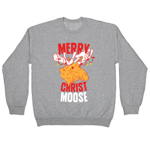 Merry Christ-Moose Pullover