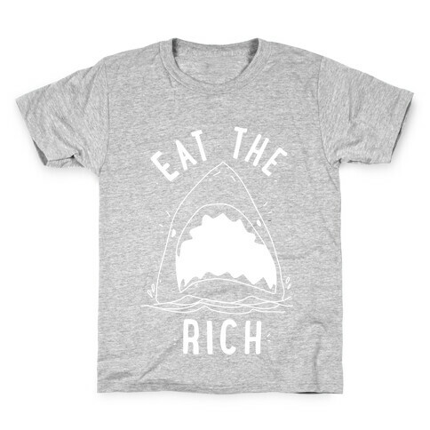 Eat the Rich Shark Kids T-Shirt