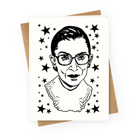 Ruth Bader Ginsburg Greeting Card