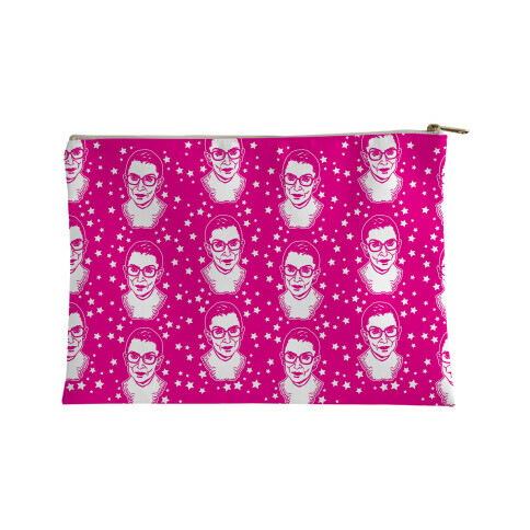 Hot Pink Ruth Bader Ginsburg Accessory Bag