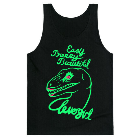 Easy Breezy Beautiful, Clever Girl Velociraptor Tank Top