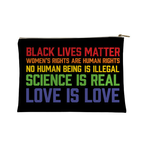 Black Lives Matter List Accessory Bag