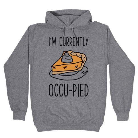 I'm Currently Occu-pied  Hooded Sweatshirt