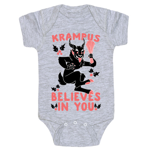 Krampus Believes in You Baby One-Piece