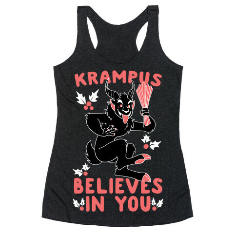 Krampus Believes in You Racerback Tank Top