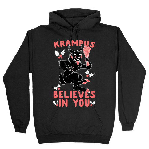 Krampus Believes in You Hooded Sweatshirt