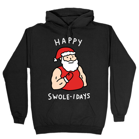 Happy Swole-idays Christmas Hooded Sweatshirt