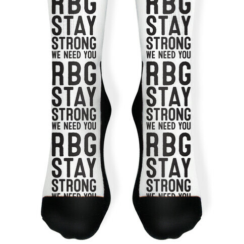 RBG Stay Strong! Sock