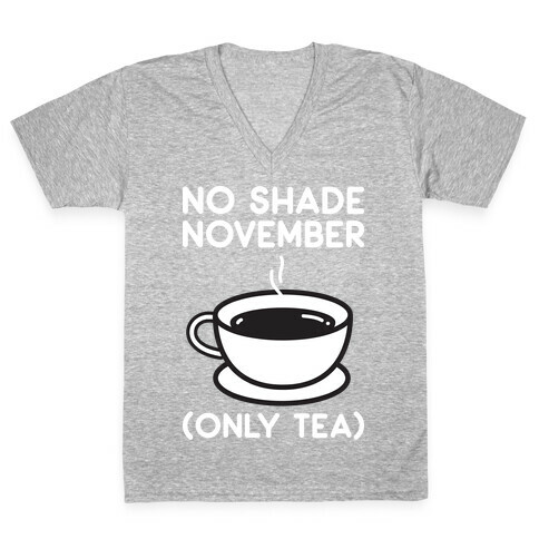 No Shade November V-Neck Tee Shirt