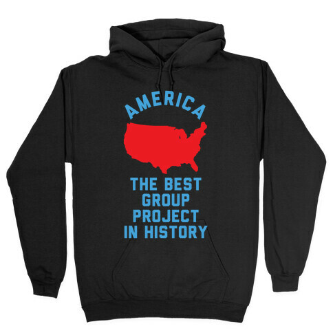  America The Best Group Project In History Hooded Sweatshirt