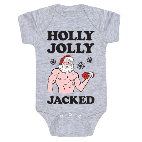 Holly Jolly Jacked Santa Baby One-Piece