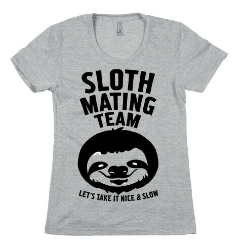 Sloth Mating Team Womens T-Shirt