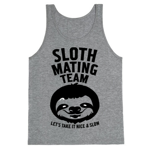 Sloth Mating Team Tank Top